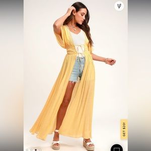 Lulus Embroidered Maxi Top